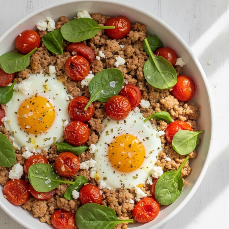 Baked Eggs with Roasted Tomatoes