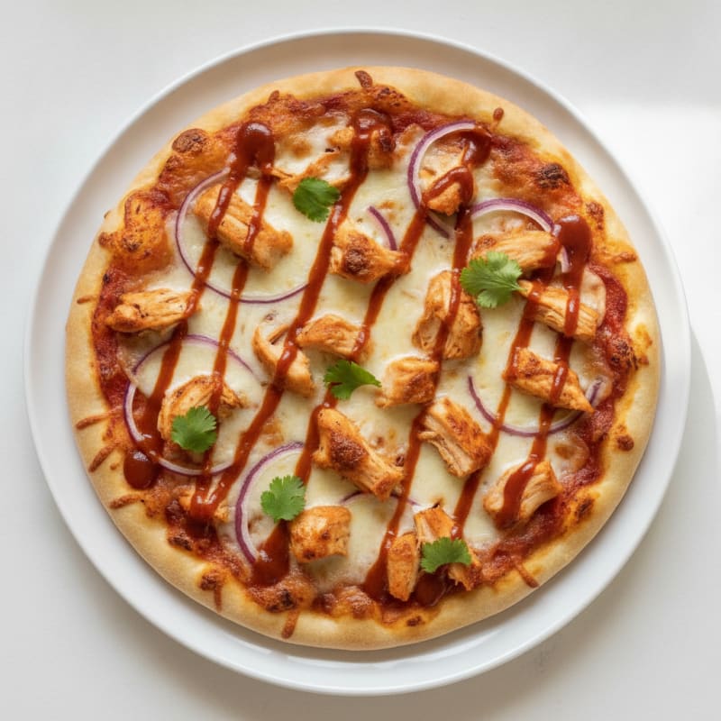 High-Protein BBQ Chicken Pizza