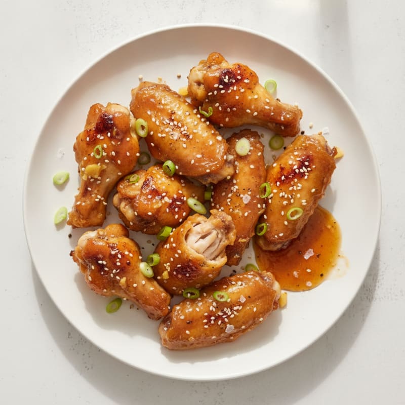 Honey-Garlic Glazed Chicken Wings