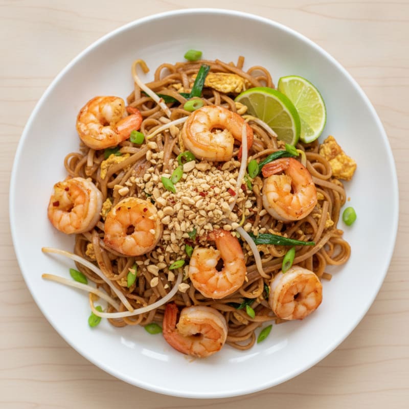 Shrimp Pad Thai Noodles