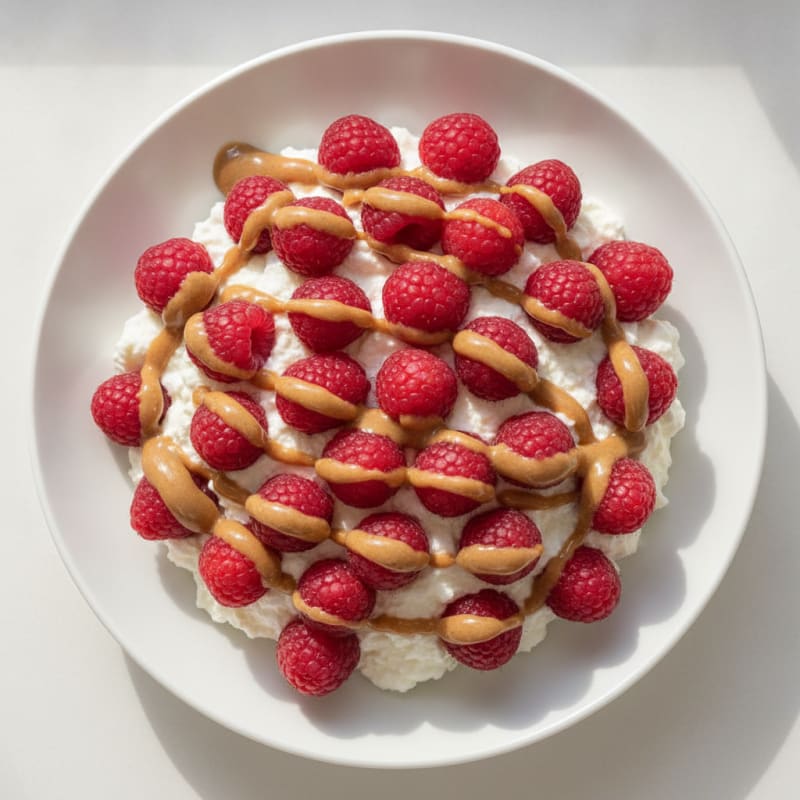 Silky Greek Yogurt Protein Mousse with Berries