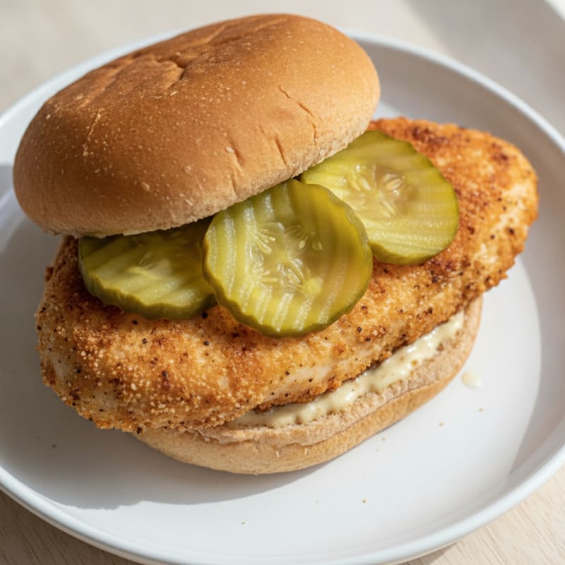 Buttermilk Chicken Sandwich with Pickles