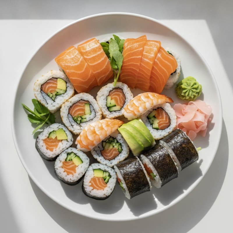 Assorted Fresh Sushi Rolls