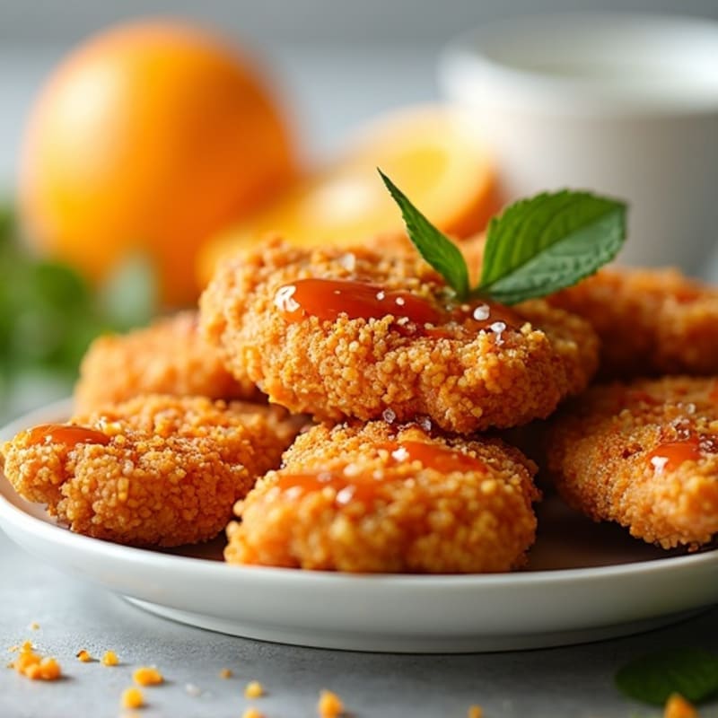 Crispy Baked Orange Chicken