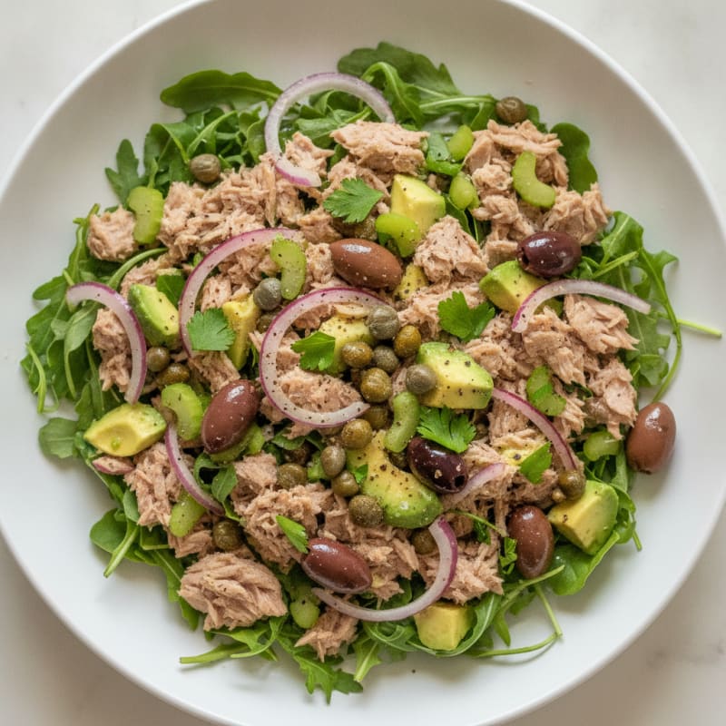 Mediterranean Tuna Salad with Capers