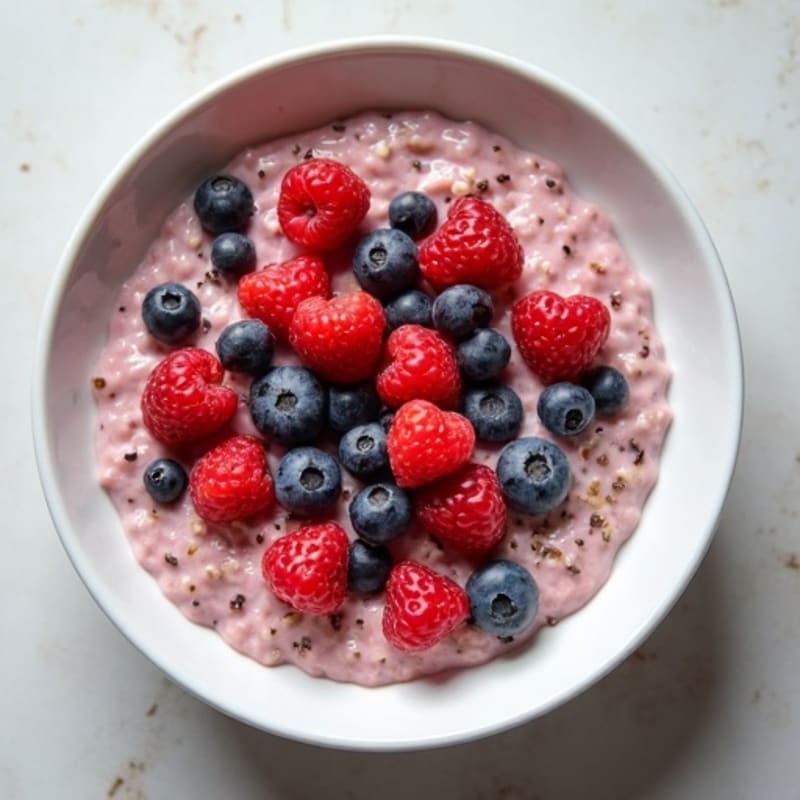 Protein-Packed Berry Overnight Oats