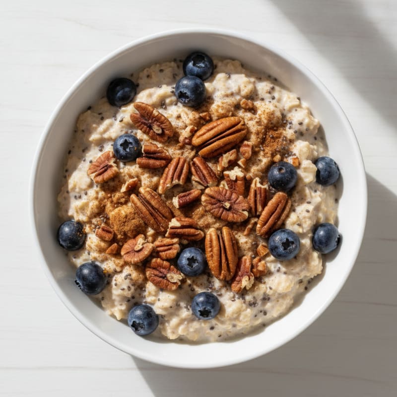 Blueberry Pecan Overnight Oats