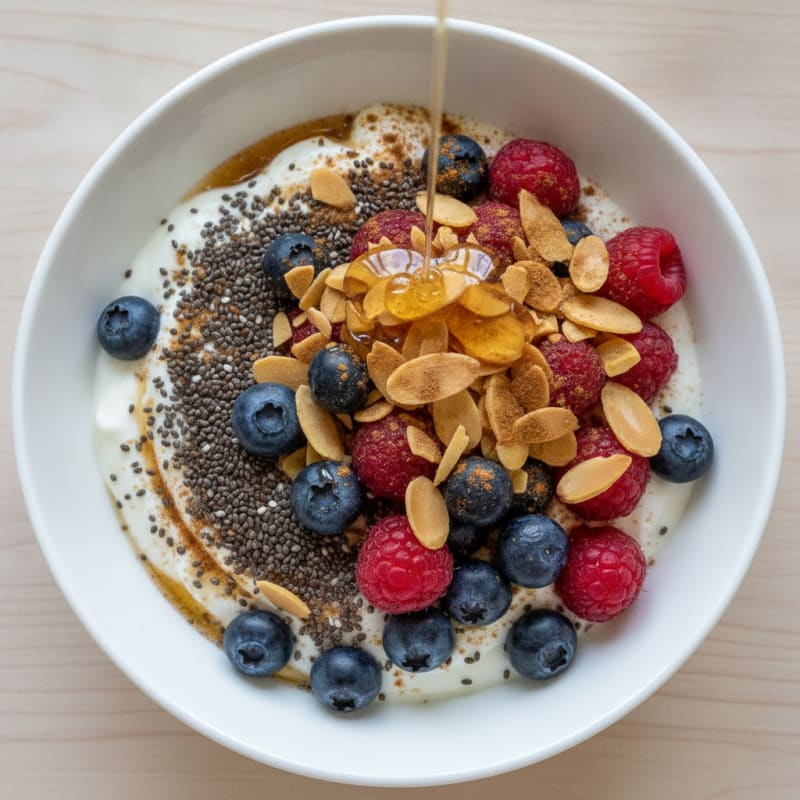 Berry Chia Seed Yogurt Parfait
