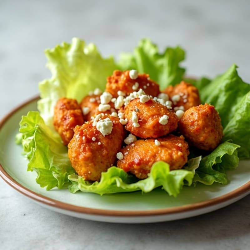 Crispy Buffalo Chicken Lettuce Wrap