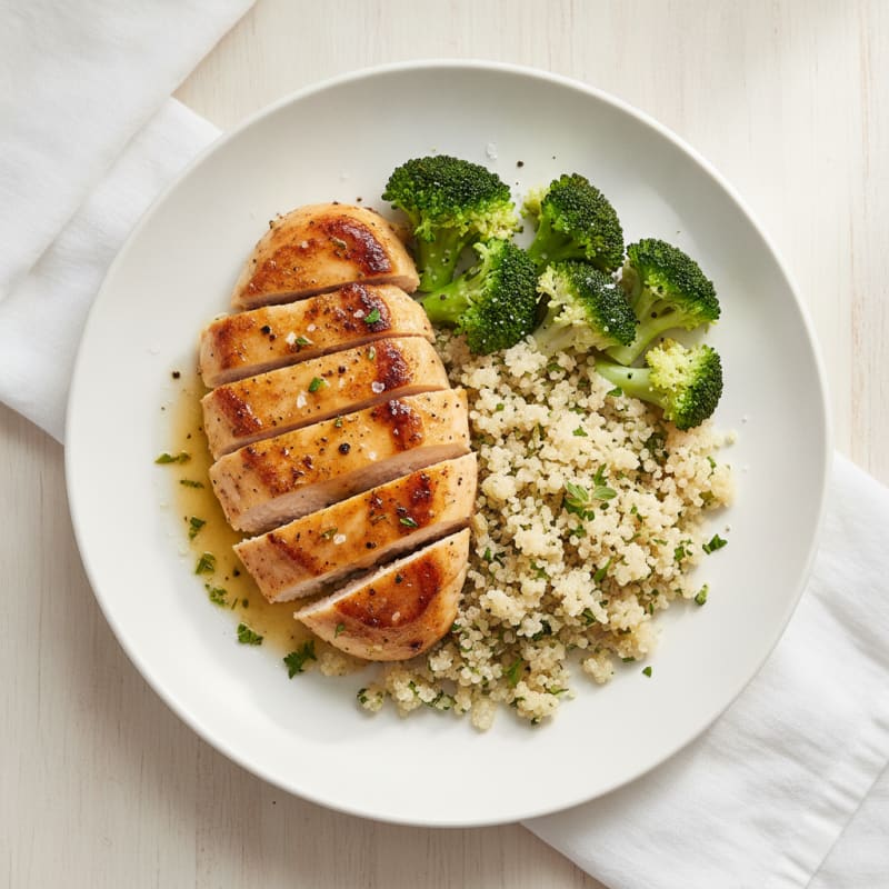 Lemon Herb Chicken with Quinoa