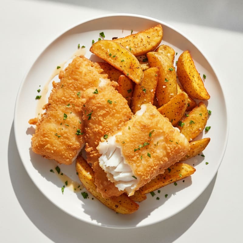 Classic Beer-Battered Fish and Chips