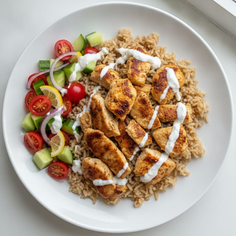 Chicken Shawarma Rice Bowl