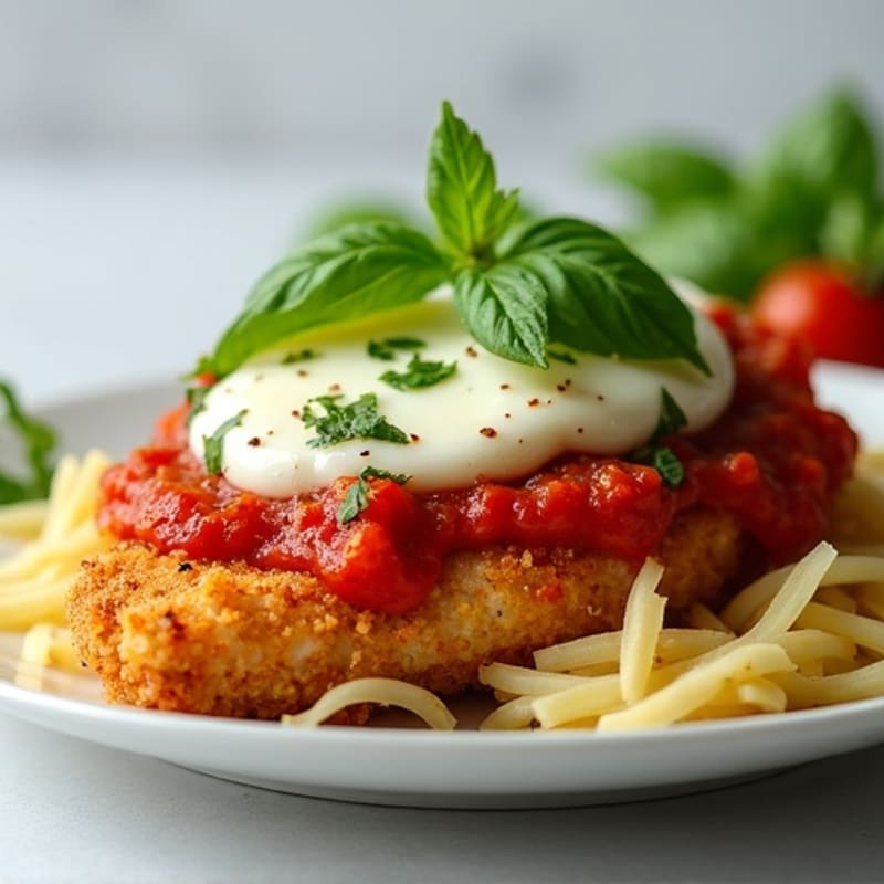 Crispy Baked Chicken Parmesan with Fresh Herbs
