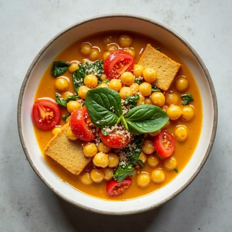 Creamy Coconut Curry Chickpea Stew
