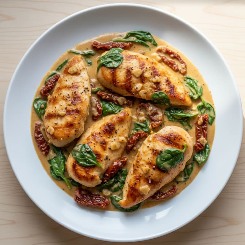 Creamy Tuscan Chicken Skillet