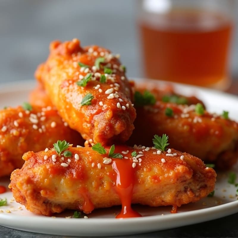 Crispy Baked Buffalo Chicken Wings