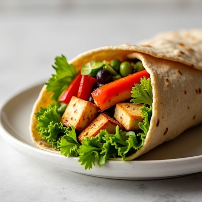 Crispy Garden Veggie Wrap