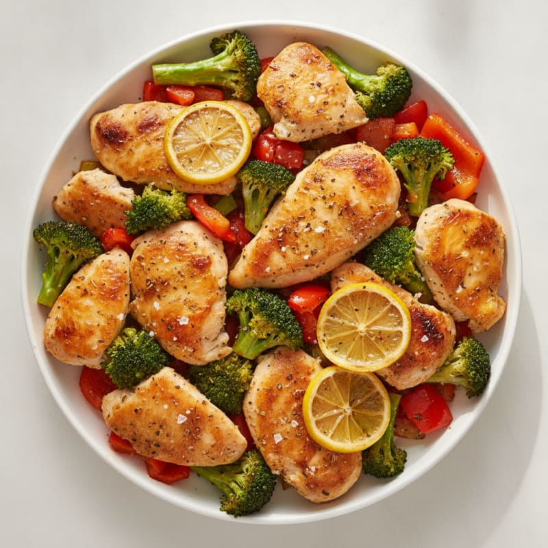 Sheet Pan Lemon Herb Chicken and Veggies