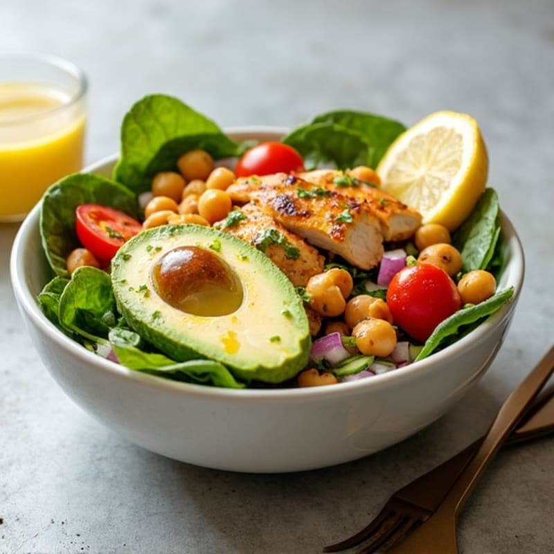 Crisp Avocado Salad Bowl
