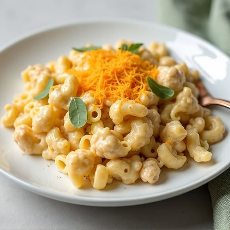 Creamy Cheesy Cauliflower Pasta with Lean Chicken