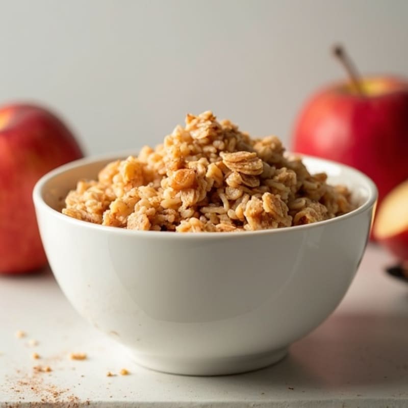 Protein-Packed Apple Cinnamon Steel Cut Oats