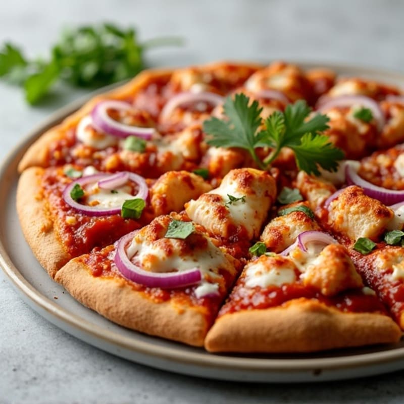 High-Protein BBQ Chicken Pizza
