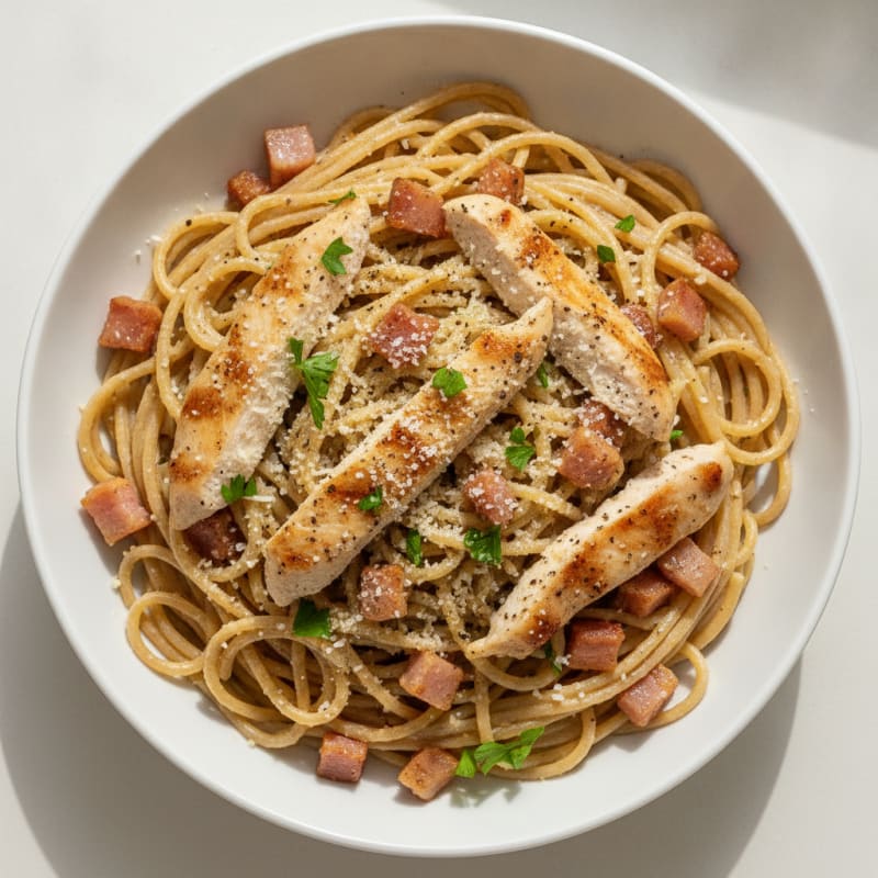 Classic Carbonara with Pancetta and Egg