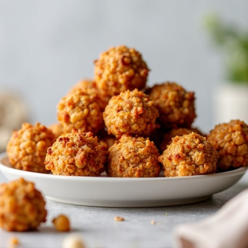 Crispy Roasted Chickpea Power Bites