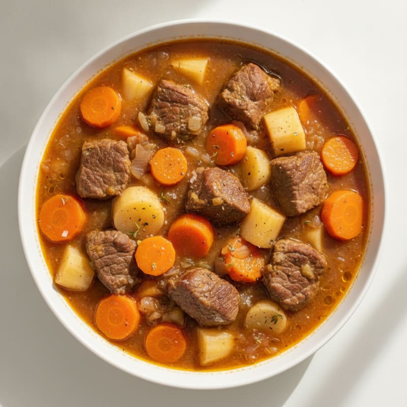 Hearty Beef and Root Vegetable Stew