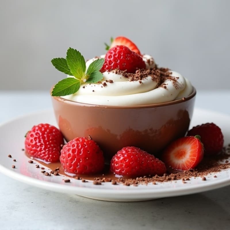 Greek Yogurt Chocolate Protein Pudding