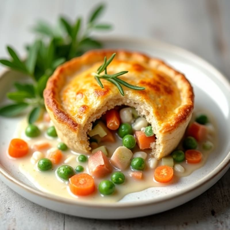 Creamy Herb-Roasted Turkey Pot Pie