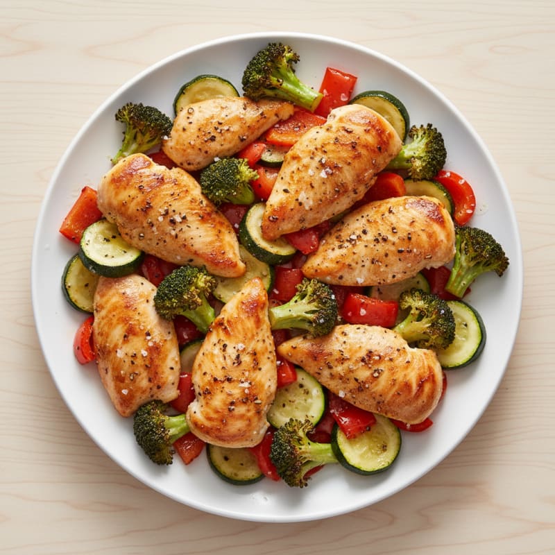 Sheet Pan Lemon Herb Chicken and Veggies