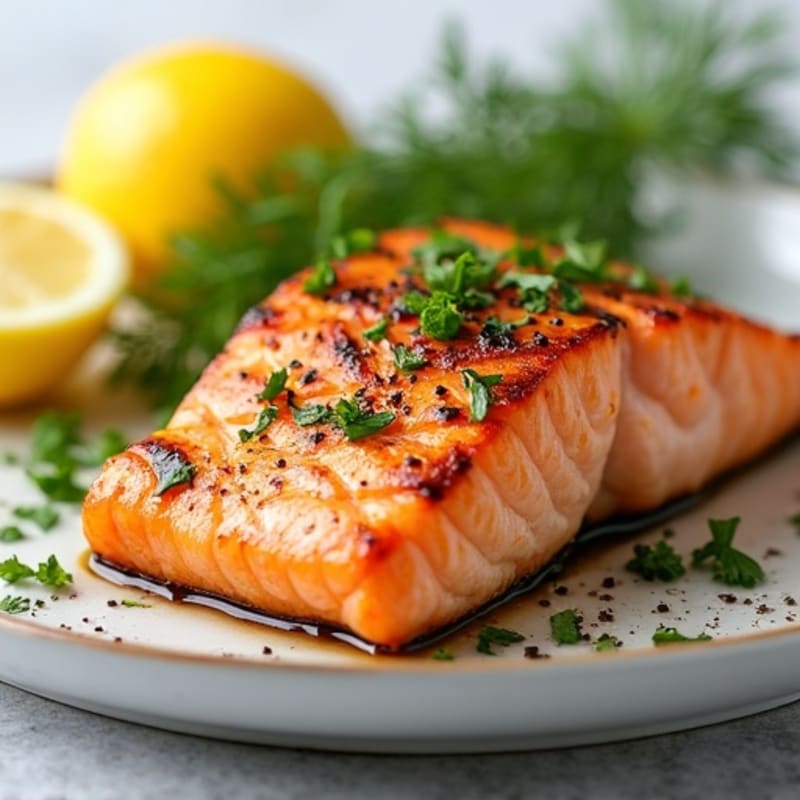 Lemon Herb Grilled Salmon