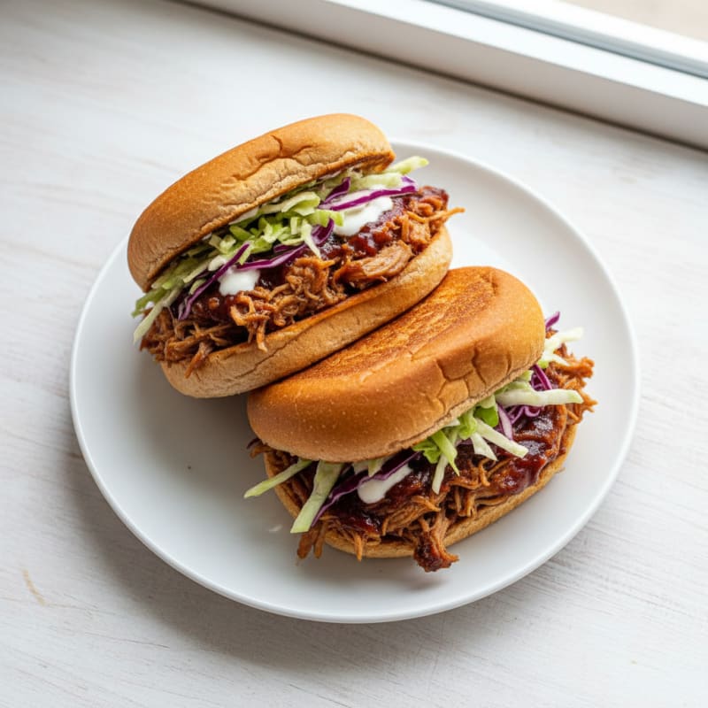Smoky BBQ Pulled Pork Sandwiches