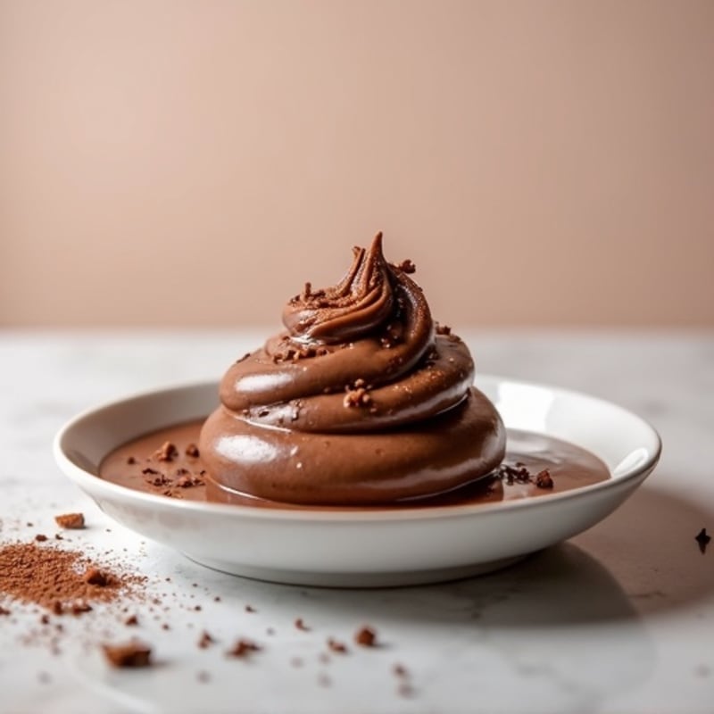 Silky Chocolate Protein Pudding with Greek Yogurt