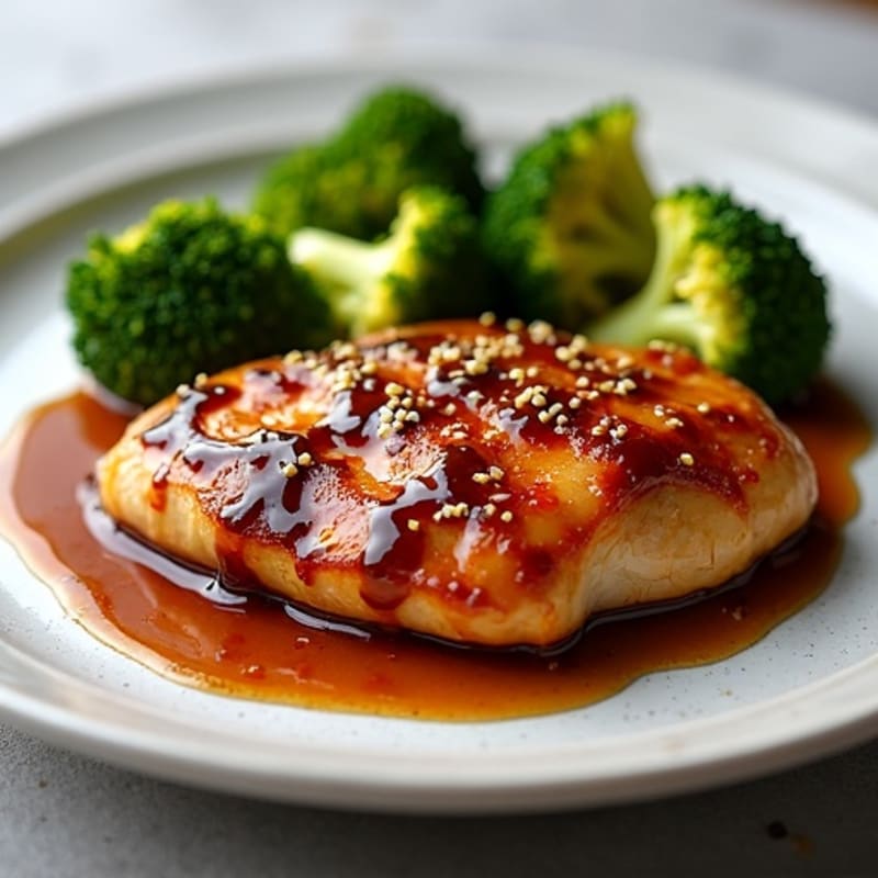 Teriyaki Chicken with Roasted Broccoli