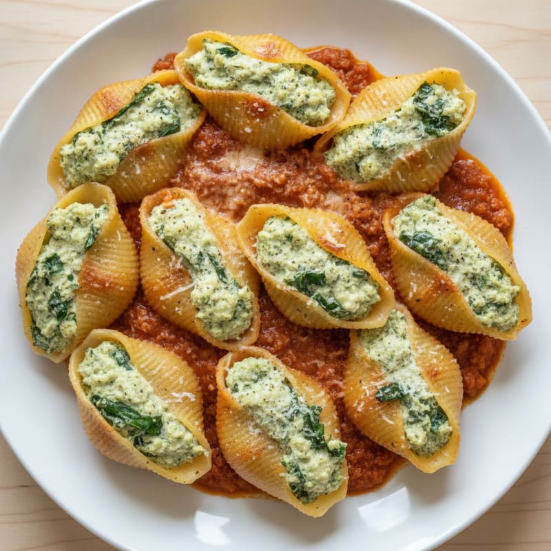 Spinach & Ricotta Stuffed Shells