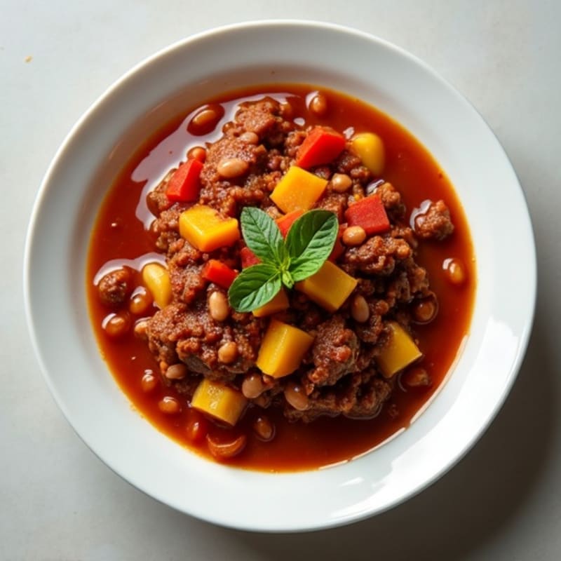 Hearty Slow Cooker Beef Chili