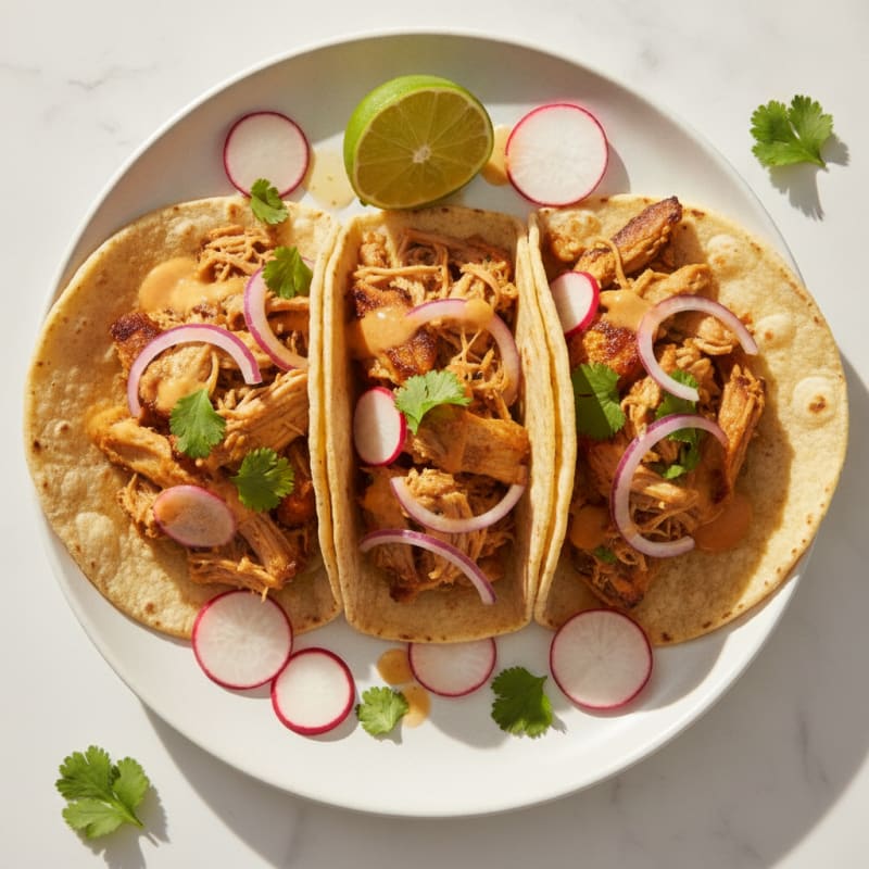 Slow-Cooked Pork Carnitas Tacos