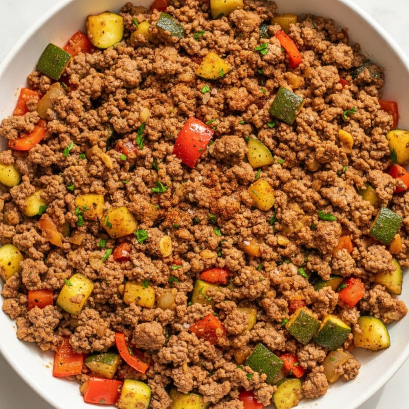 Beef Mince and Vegetable Skillet