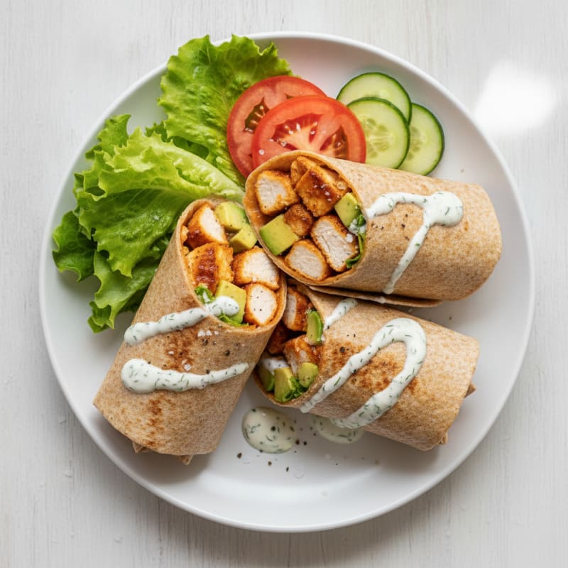 Buffalo Ranch Chicken Wrap