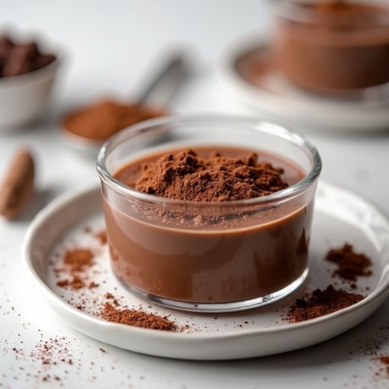 Silky Chocolate Protein Pudding