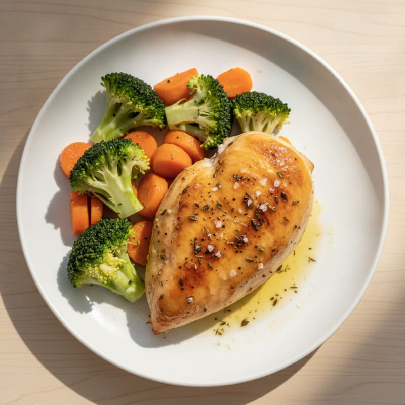 Garlic Herb Roasted Chicken with Vegetables