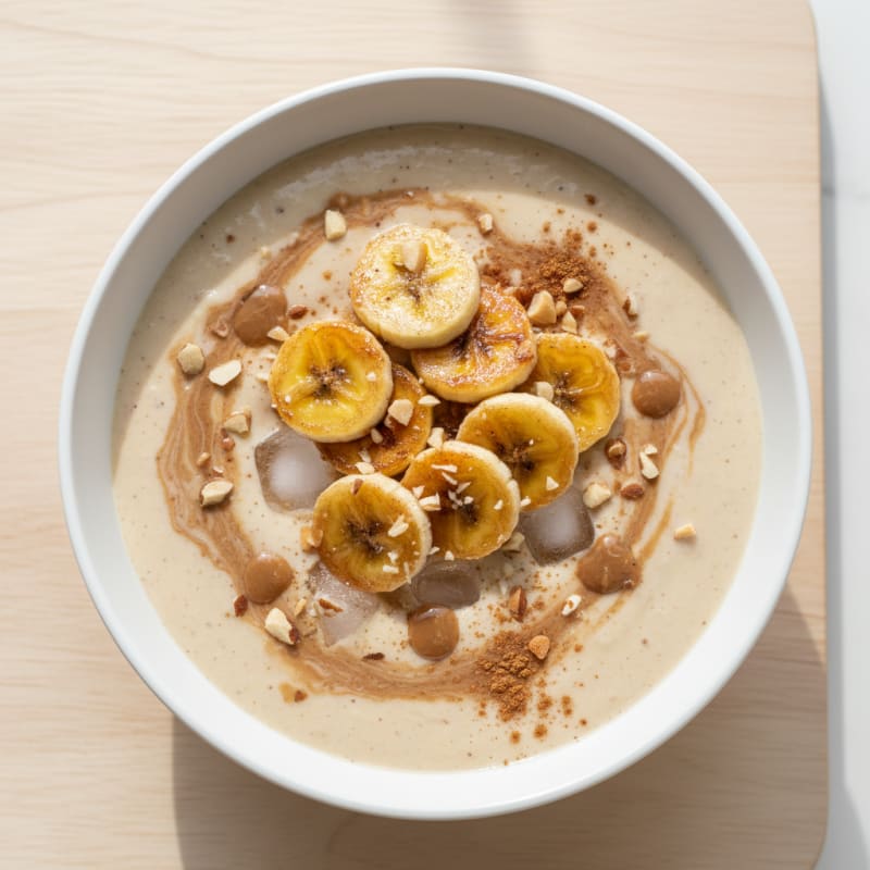 Creamy Almond Milk Banana Protein Smoothie