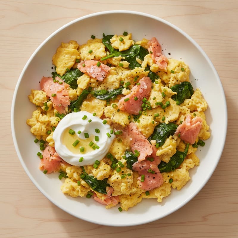 Protein-Packed Smoked Salmon Scramble