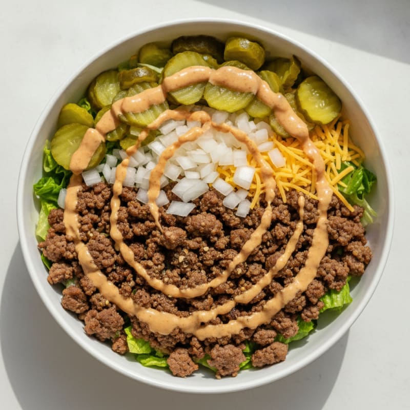Big Mac Protein Bowl