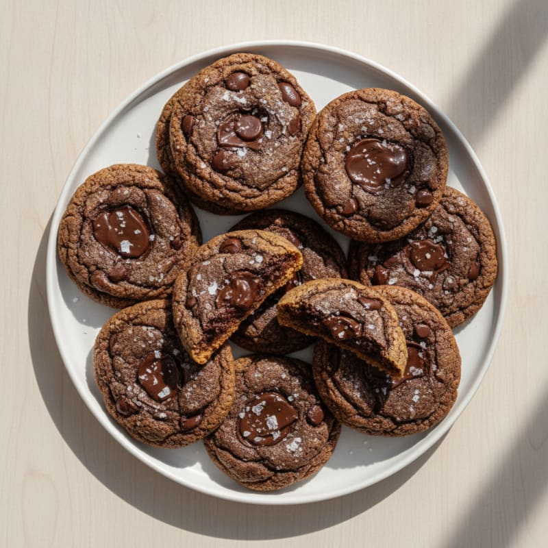 Chewy Chocolate Egg White Cookies