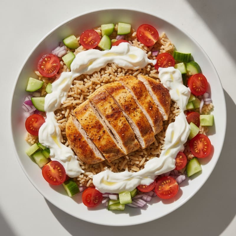 Chicken Shawarma Rice Bowl