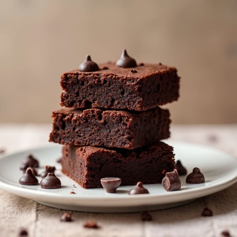 Fudgy Protein Dark Chocolate Brownies