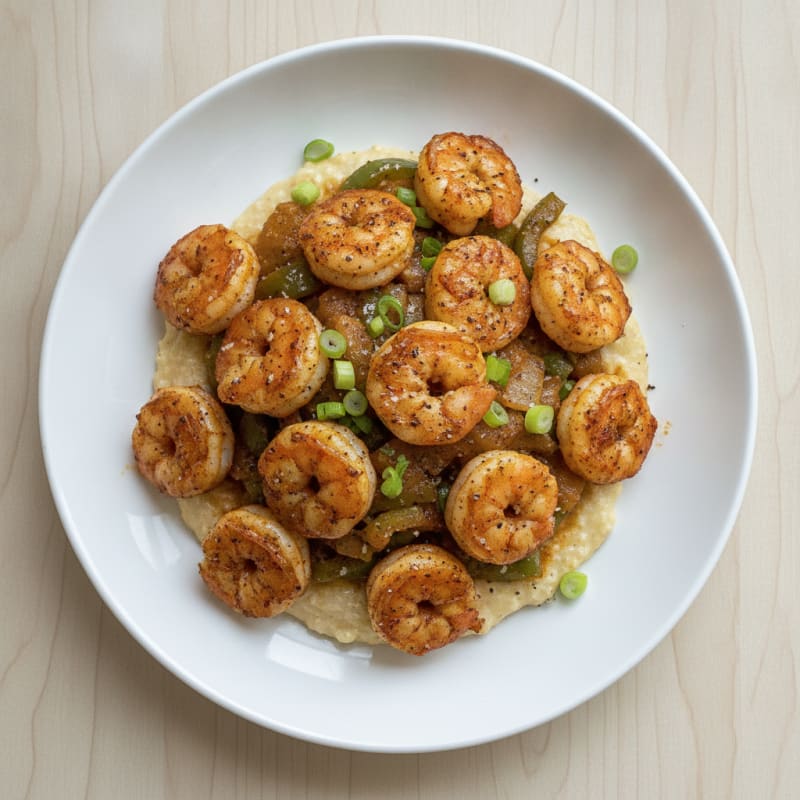 Cajun Shrimp and Grits